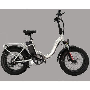 Wholesale 48V 500W Double Lithium Battery Foldable Fat Tire Electric Bike